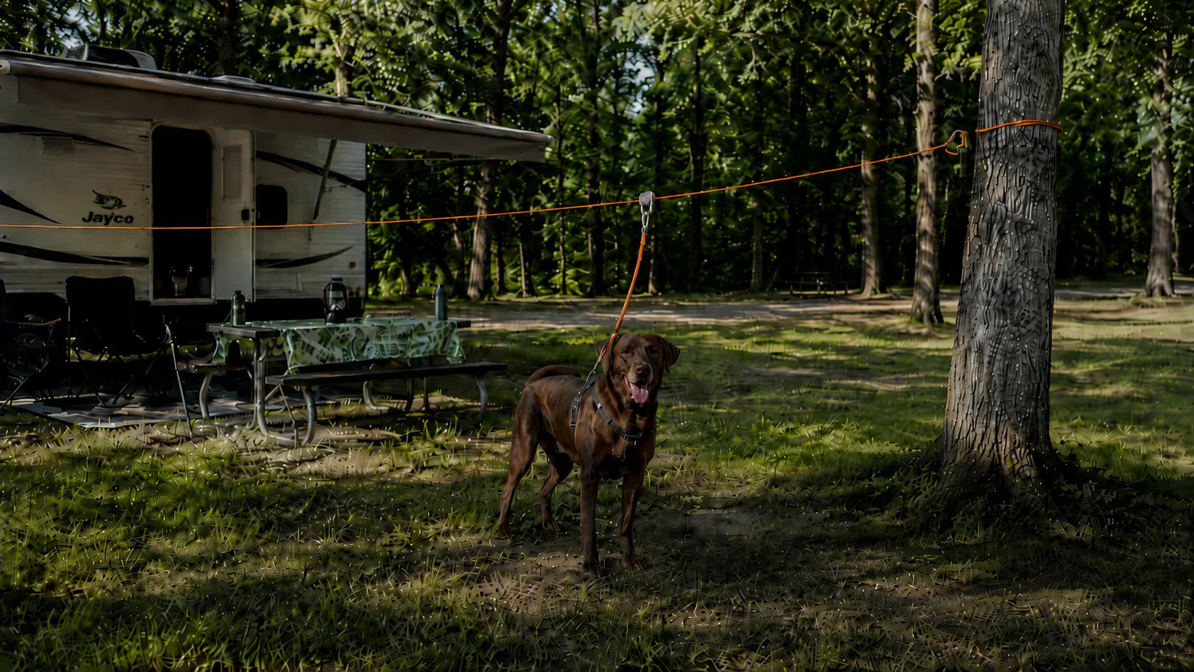 Dog Tie Out for Yard and Camping: A Safe Outside Dog Leash Guide