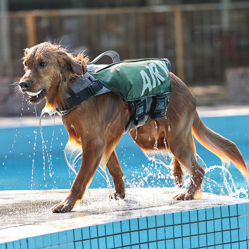 Inflatable Reflective Dog Life Jacket