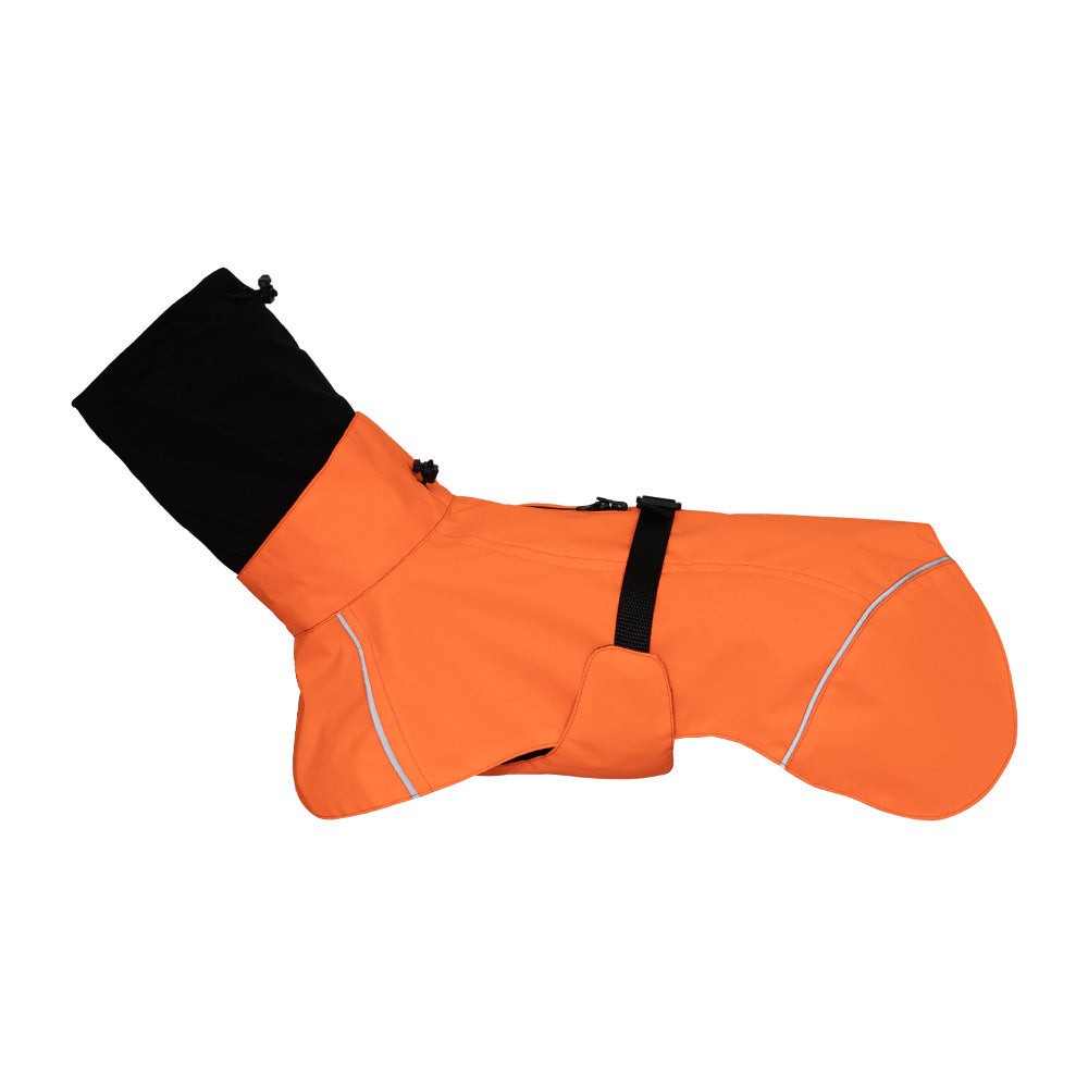 Dual-Collar Dog Raincoat