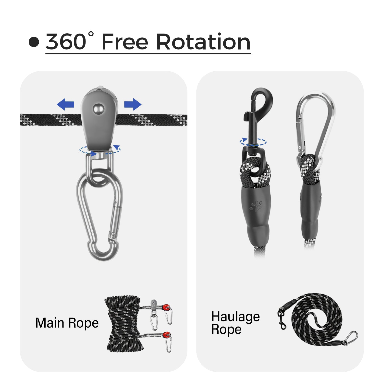 FreeRoam Dog Tie Out Cable