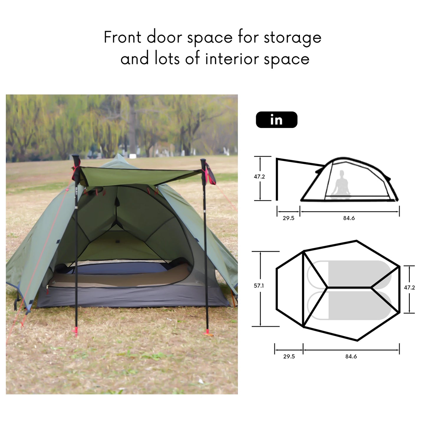 TrailBlazer Backpacking Tent