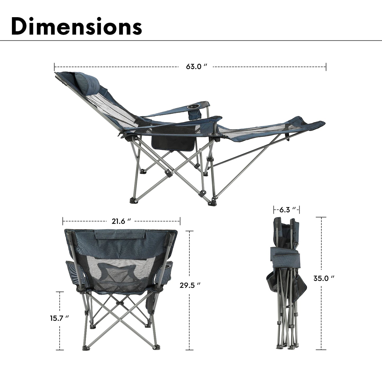 Drift Folding Lounger Chair