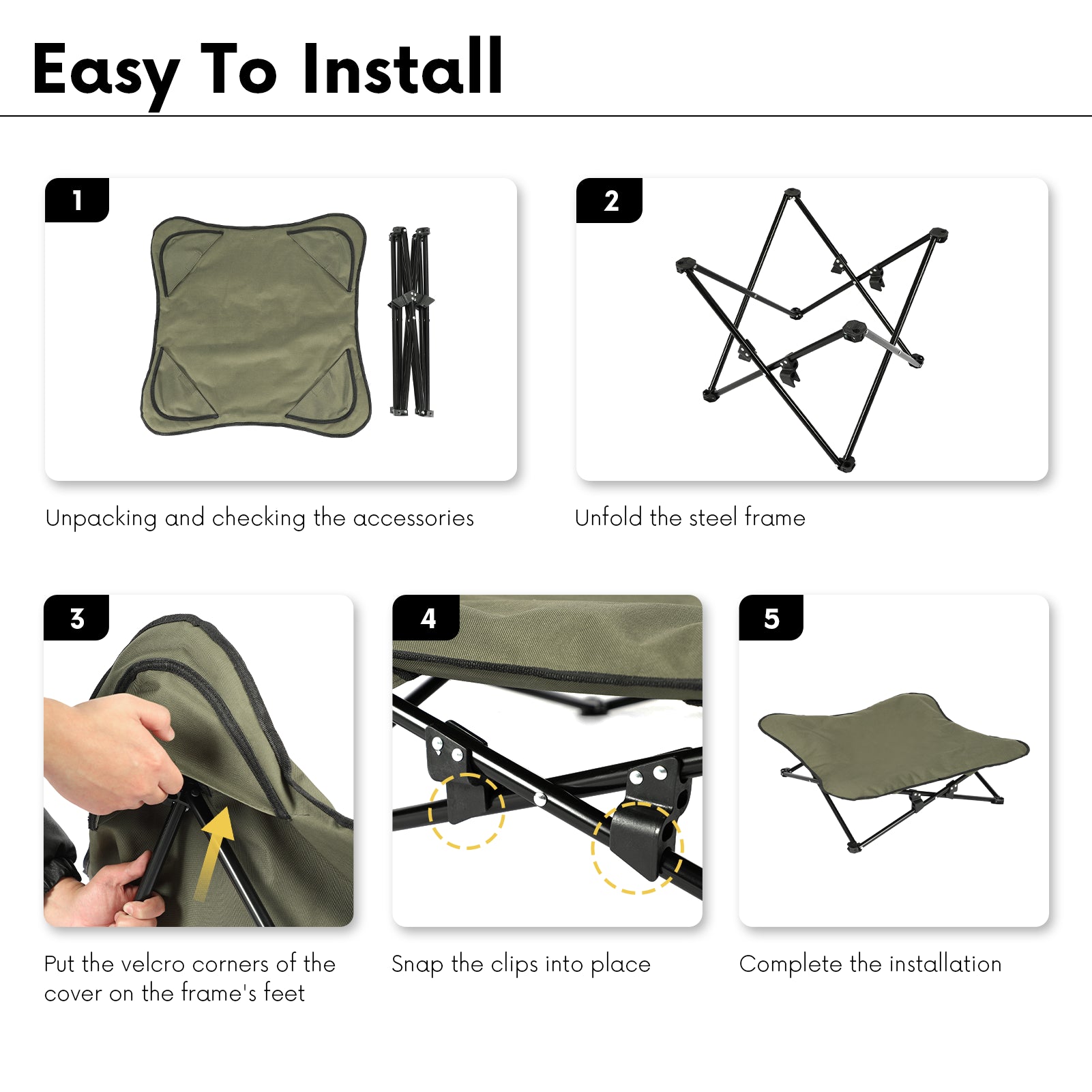 PawsRest Pet Foldable Bed