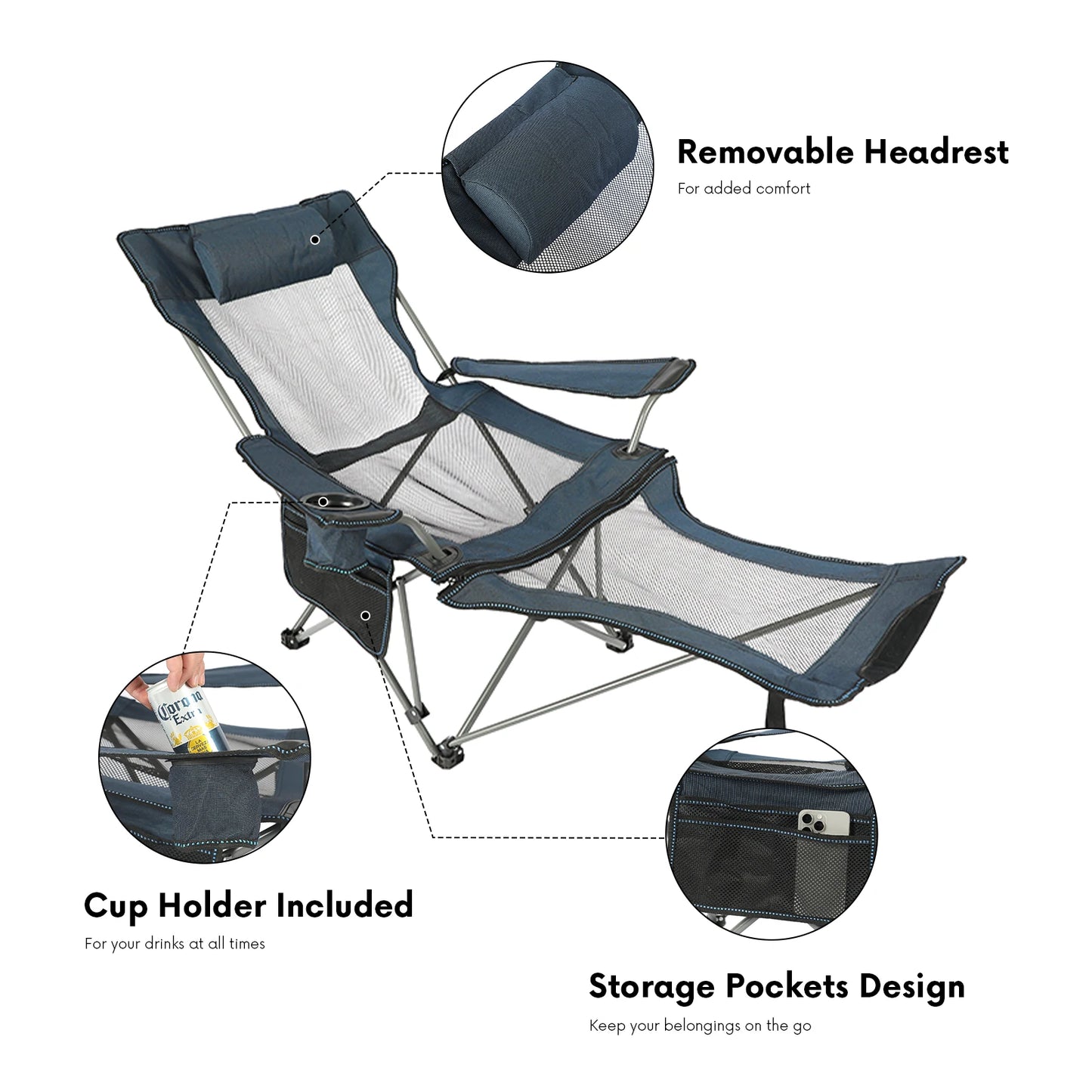 Drift Folding Lounger Chair