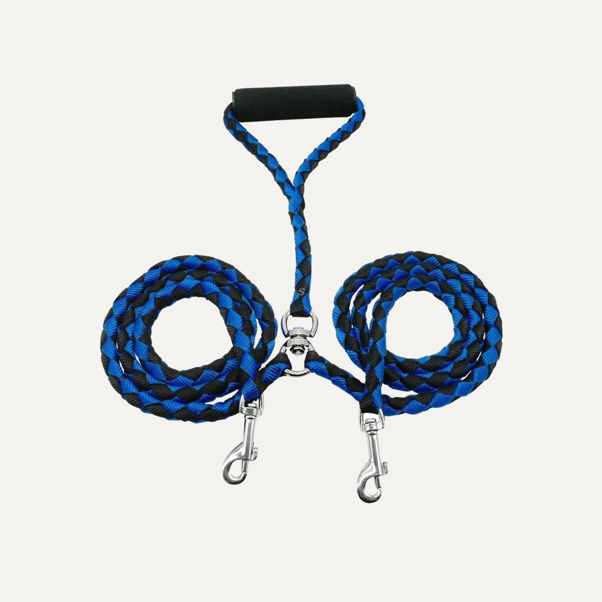 Tangle-Free Braided Dual Dog Leash