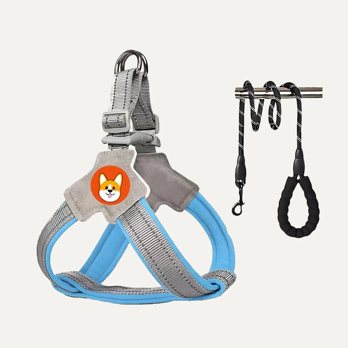 No-Pull Reflective Dog Harness