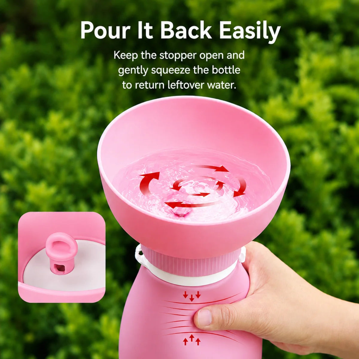 Outdoor 3-in-1 Portable Dog Travel Bowl