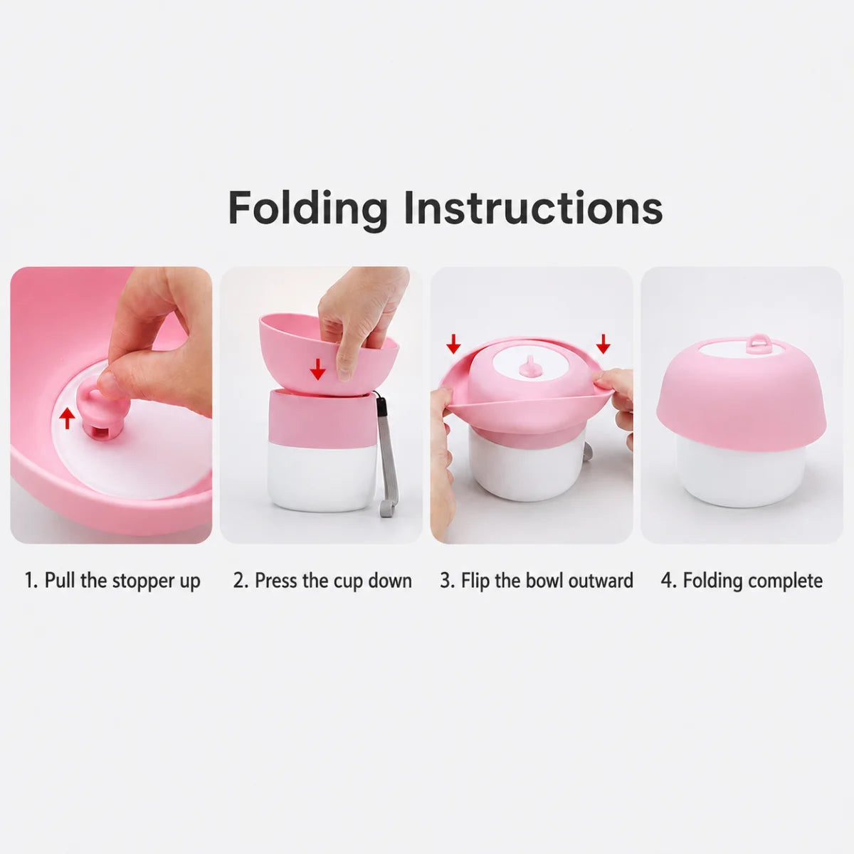 Outdoor 3-in-1 Portable Dog Travel Bowl