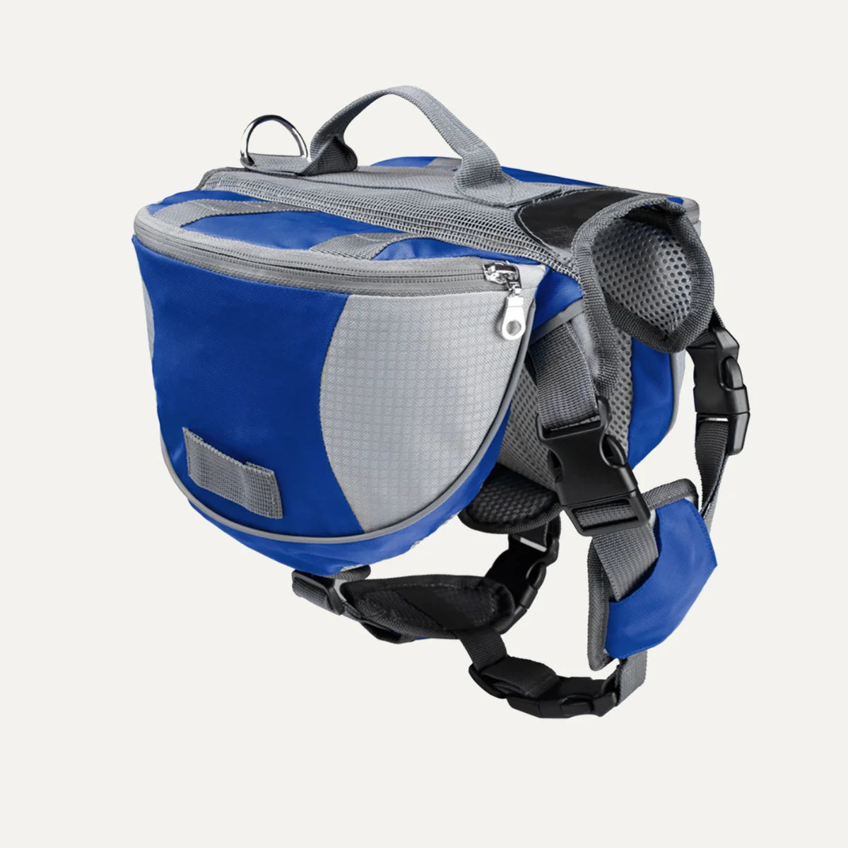 Quick-Release Padded Dog Saddlebag Backpack
