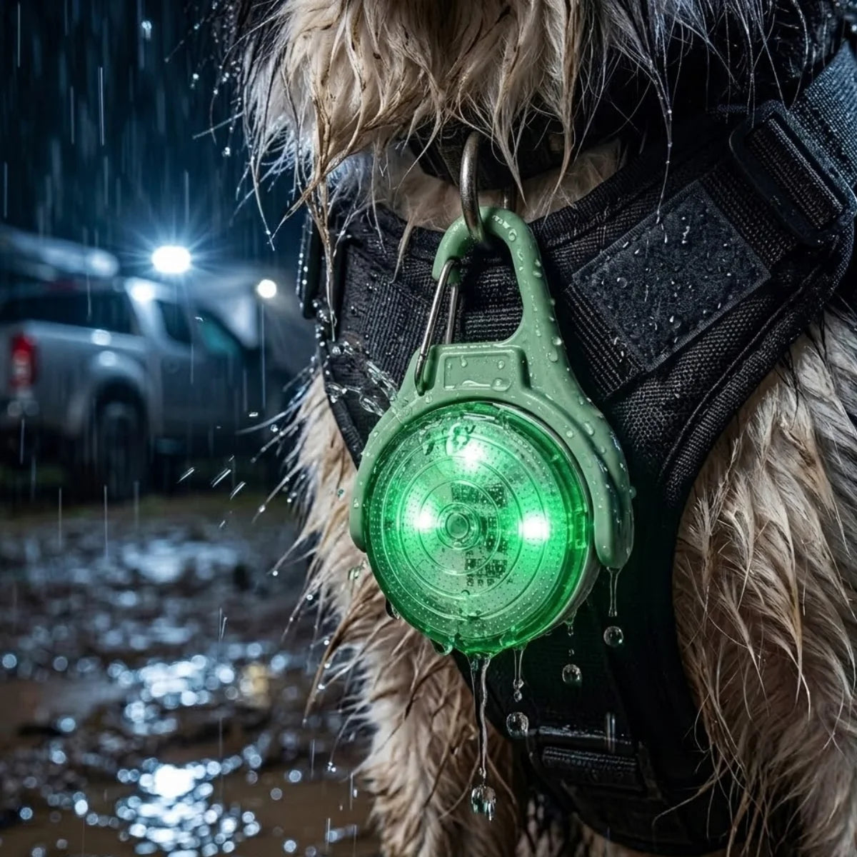 Rechargeable Waterproof LED Dog Safety Light
