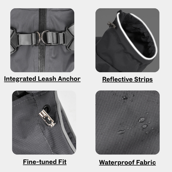 Waterproof Dog Raincoat