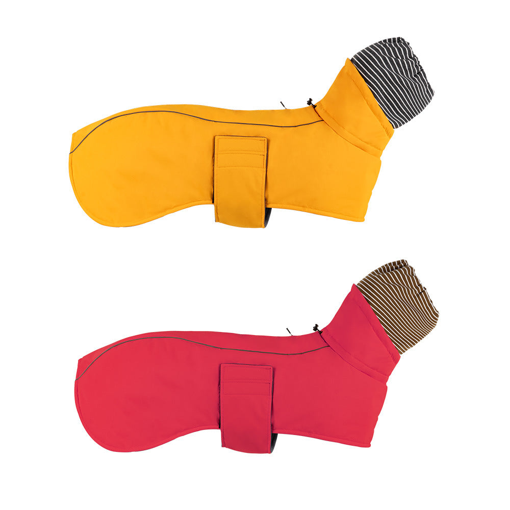 Dual-Collar Cape Dog Jacket