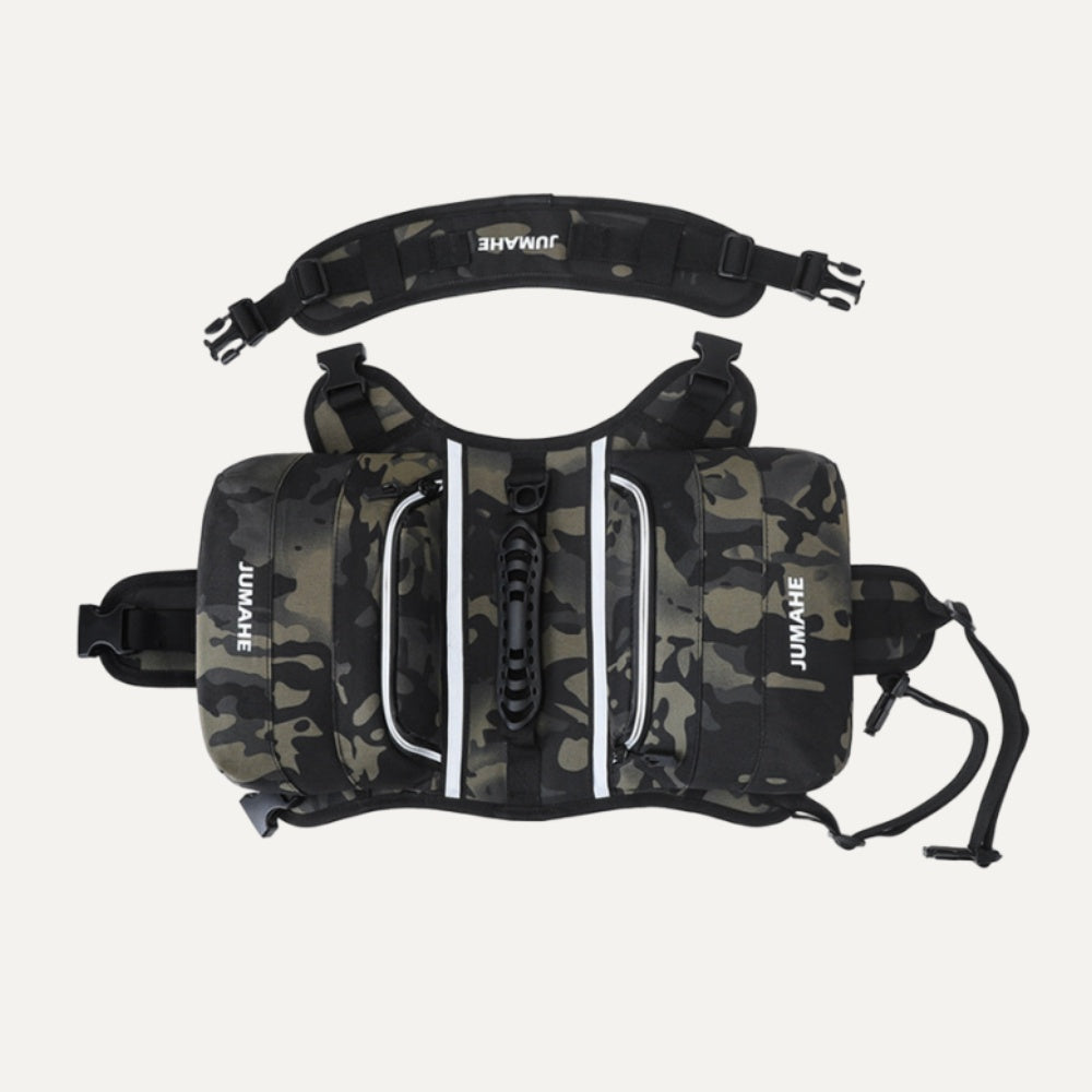 TrailTrek 2-in-1 Tactical Dog Harness Pack