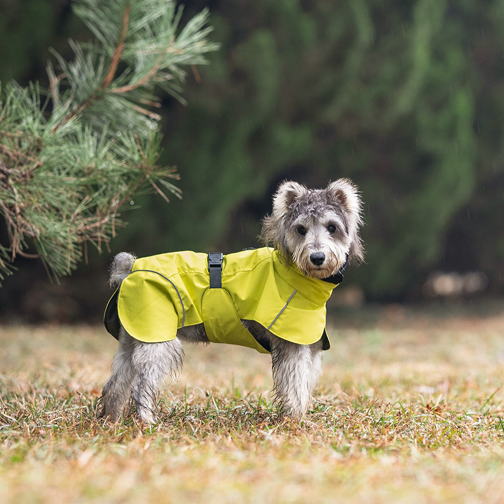 Dual-Collar Dog Raincoat