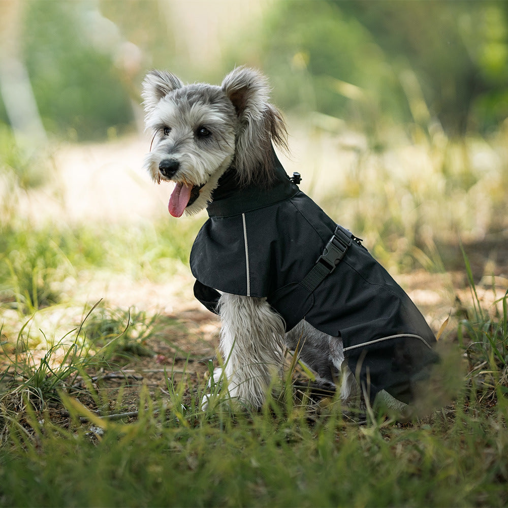 Dual-Collar Dog Raincoat