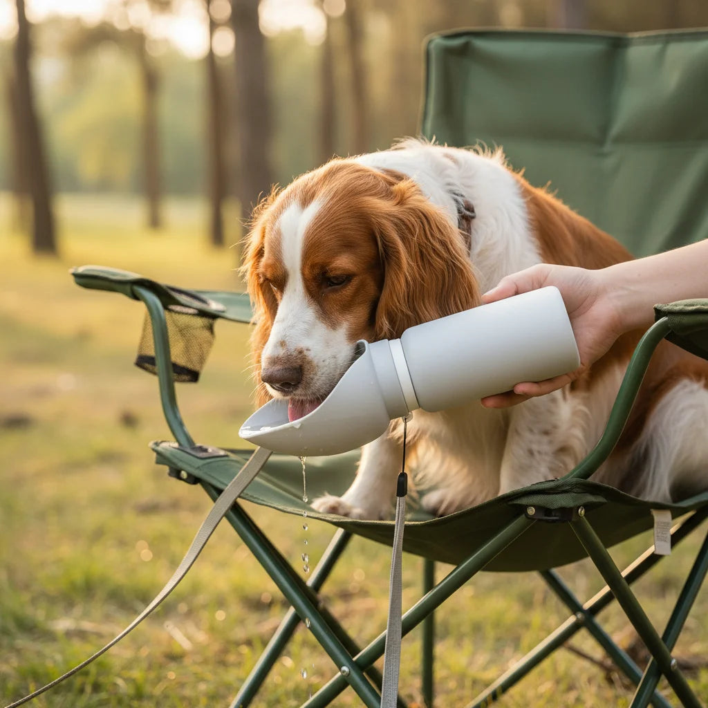 Portable Foldable Silicone Dog Water Bottle