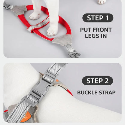 No-Pull Reflective Dog Harness