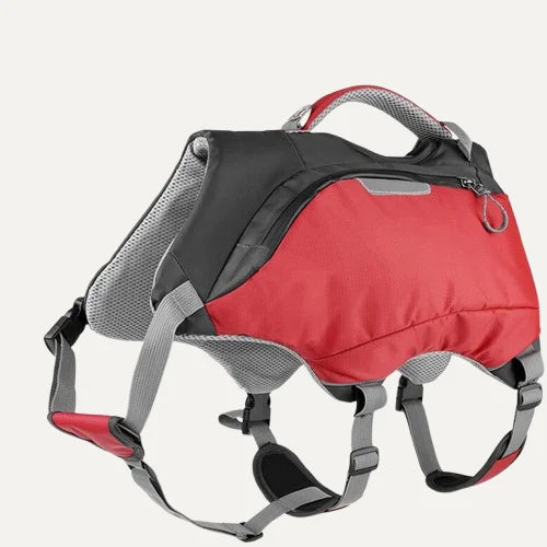 2-in-1 Floating Dog Life Jacket with Storage Backpack