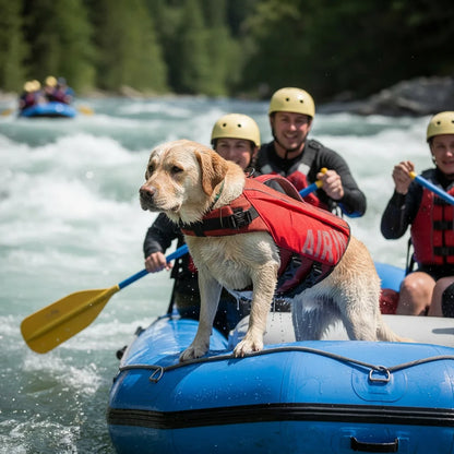Inflatable Reflective Dog Life Jacket