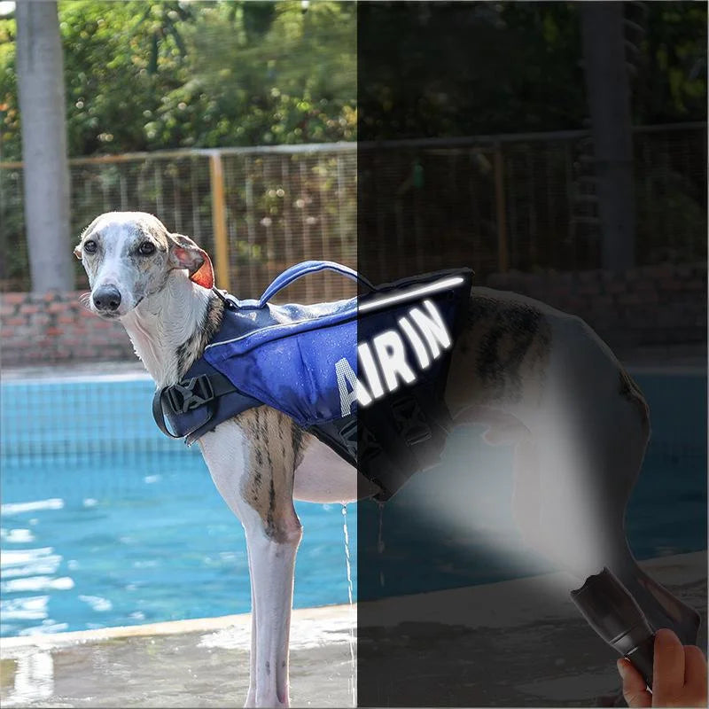 Inflatable Reflective Dog Life Jacket