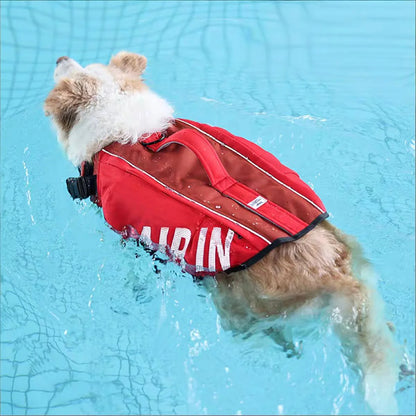 Inflatable Reflective Dog Life Jacket