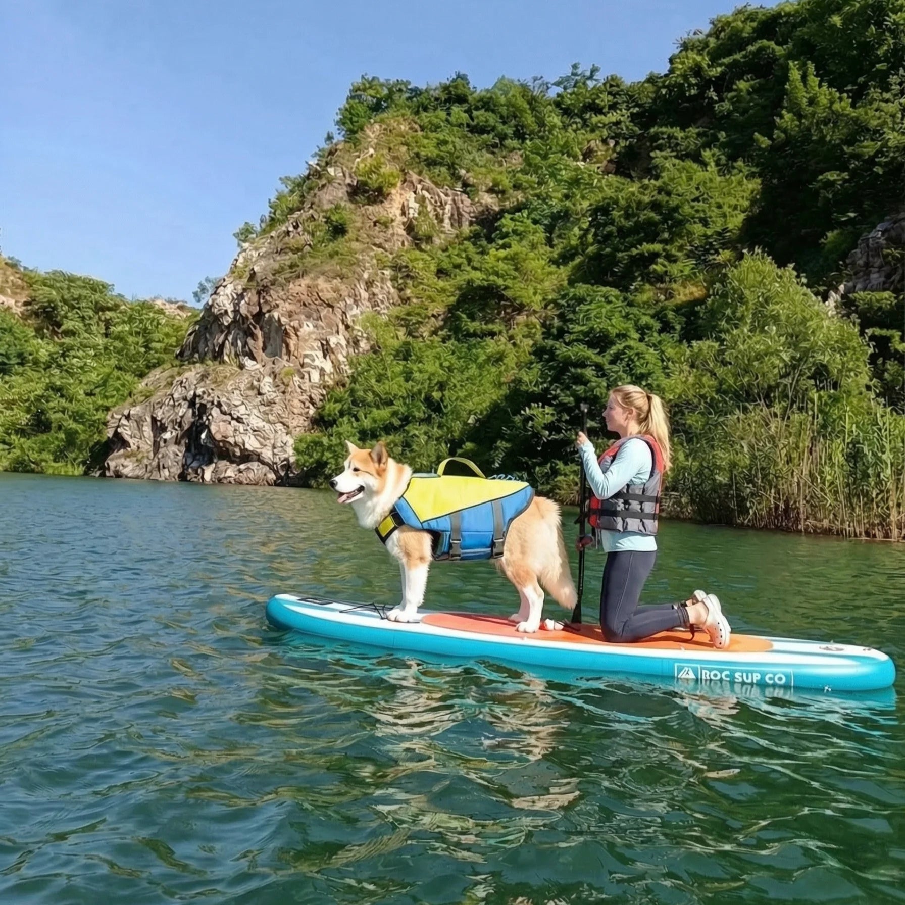 Reflective Ripstop Flotation Dog Life Jacket