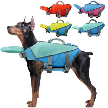 Reflective Ripstop Flotation Dog Life Jacket