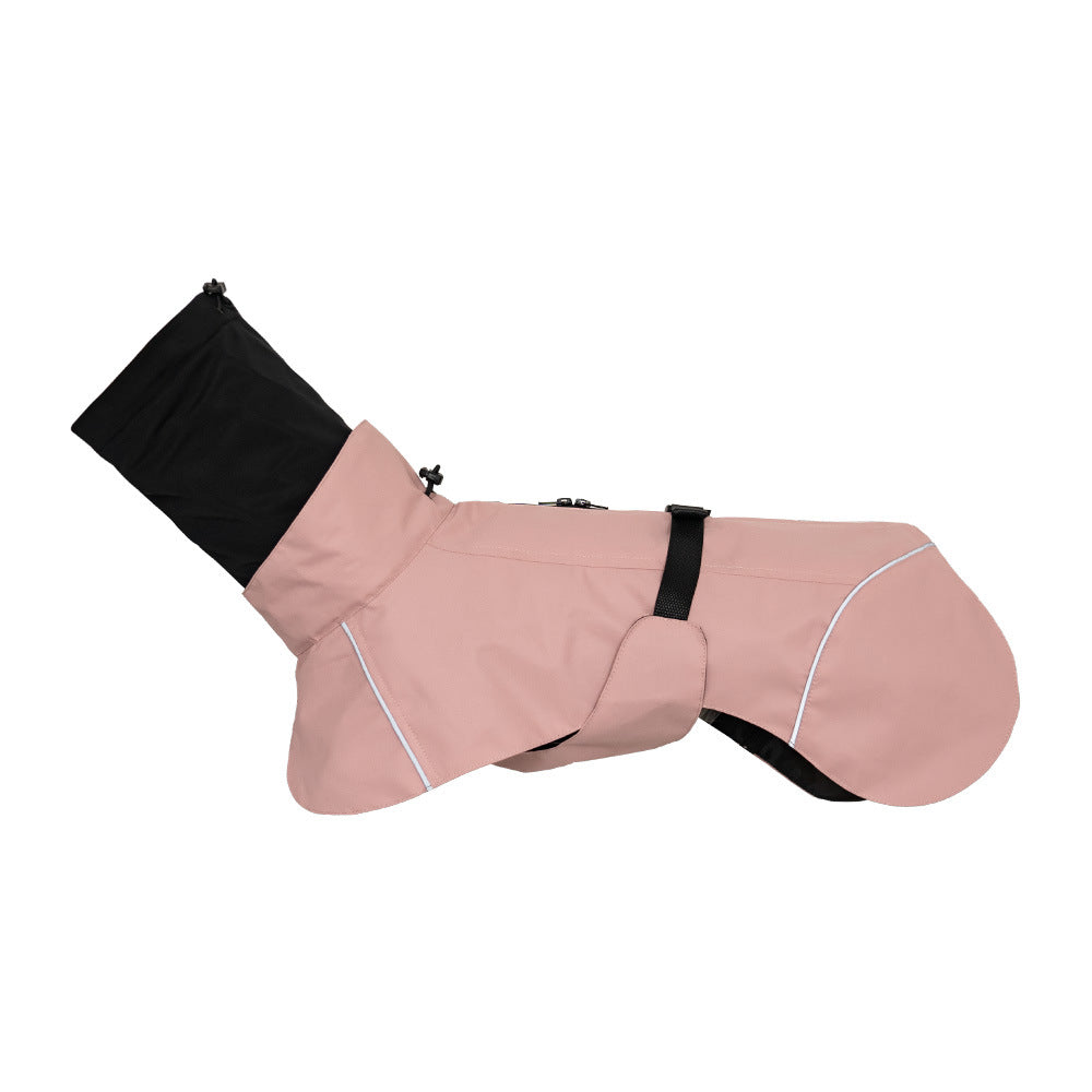 Dual-Collar Dog Raincoat