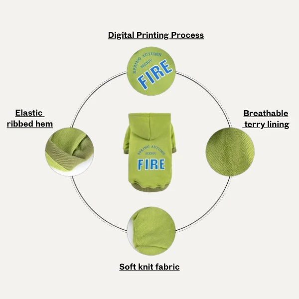 Fashionable Sports Dog Hoodie