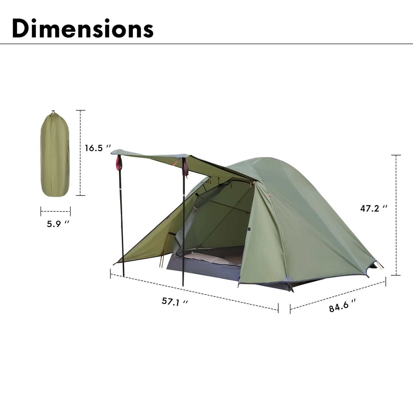 TrailBlazer Backpacking Tent