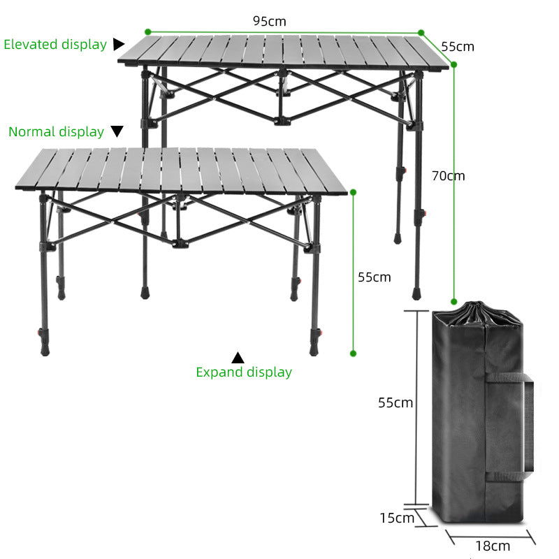 FieldWork Roll-Top Table