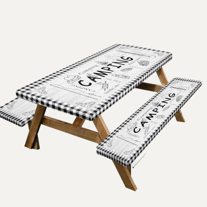 CampChic Table & Bench Cover Set