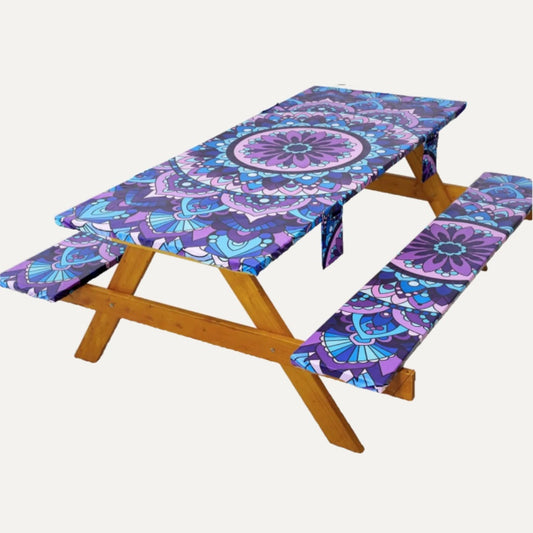 CampChic Table & Bench Cover Set