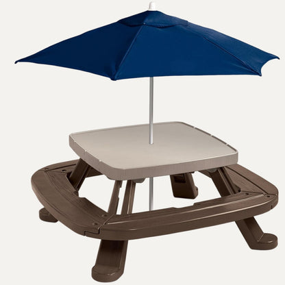 SunnyPlay Fold 'n Store Picnic Table with Umbrella