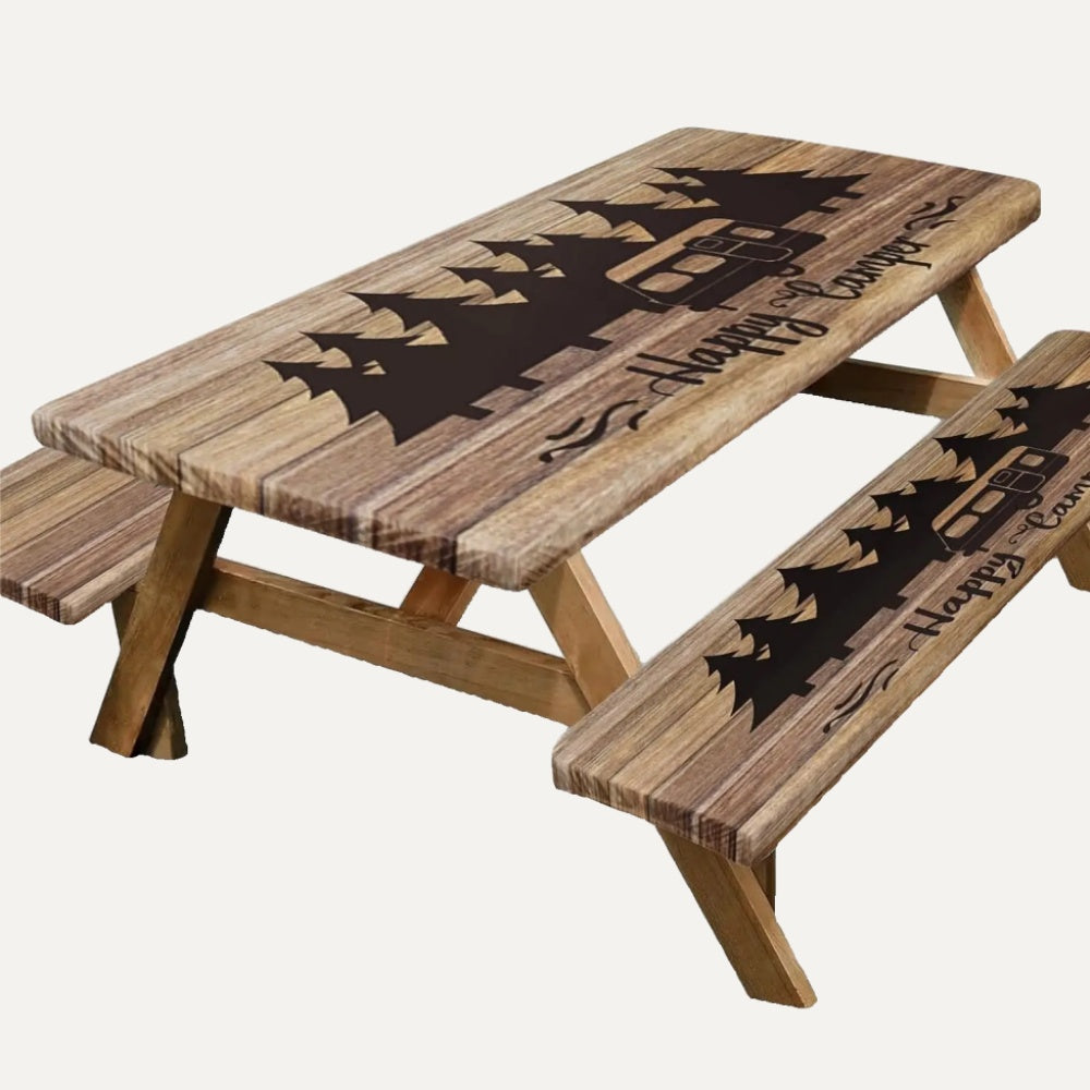 CampChic Table & Bench Cover Set