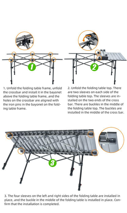 FieldWork Roll-Top Table