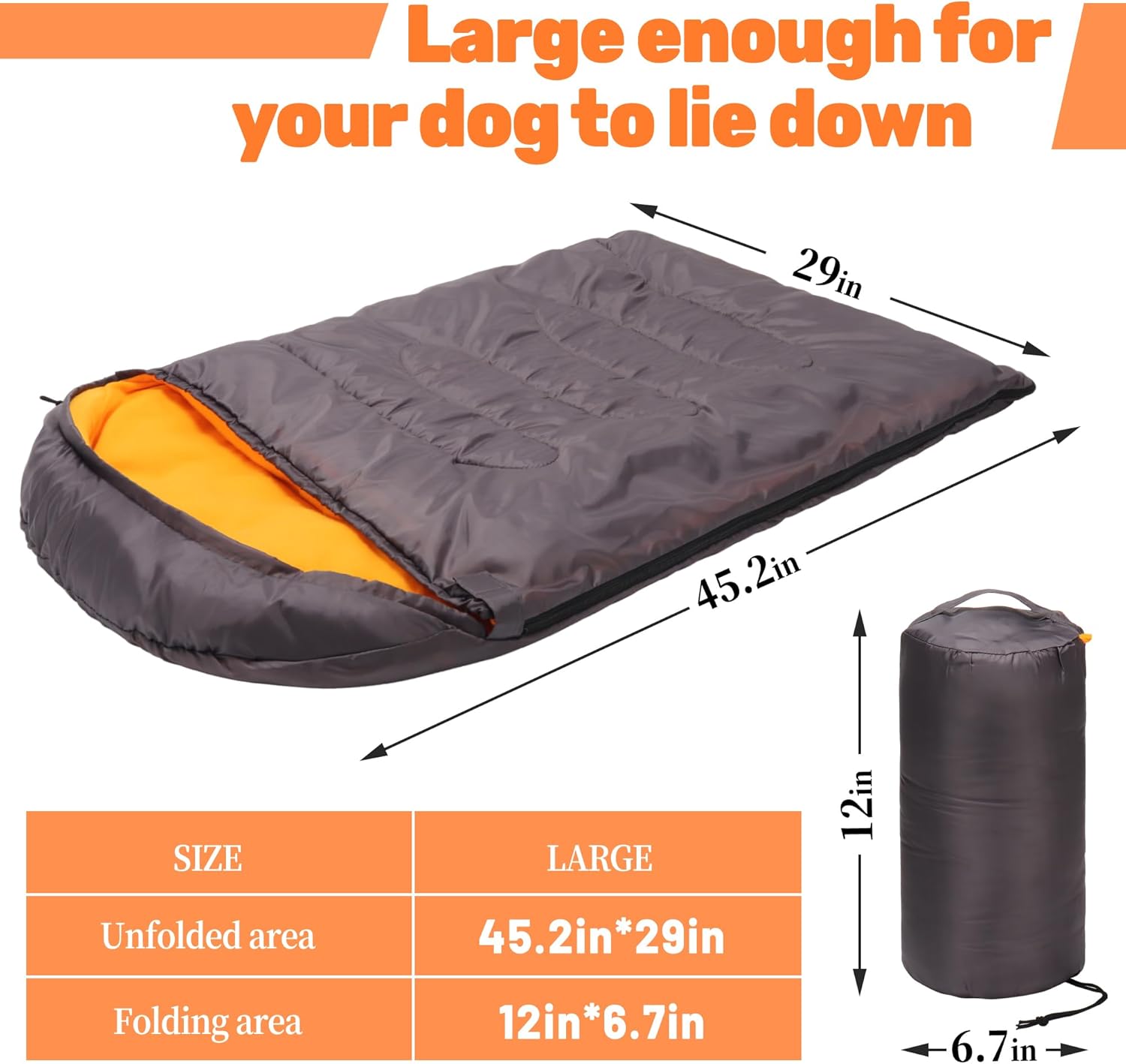PawNest Packable Dog Sleeping Bag
