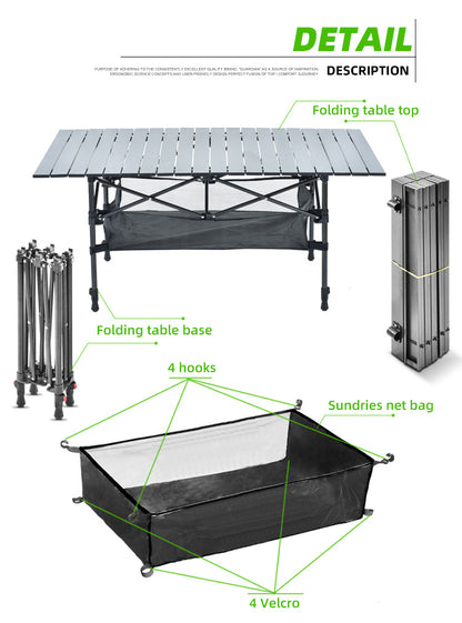 FieldWork Roll-Top Table