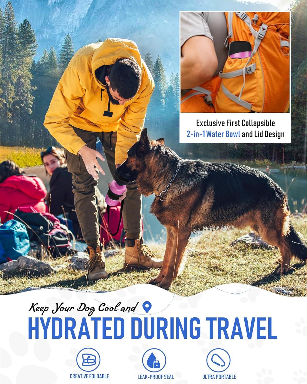 HydraPup Portable Dog Water Bottle
