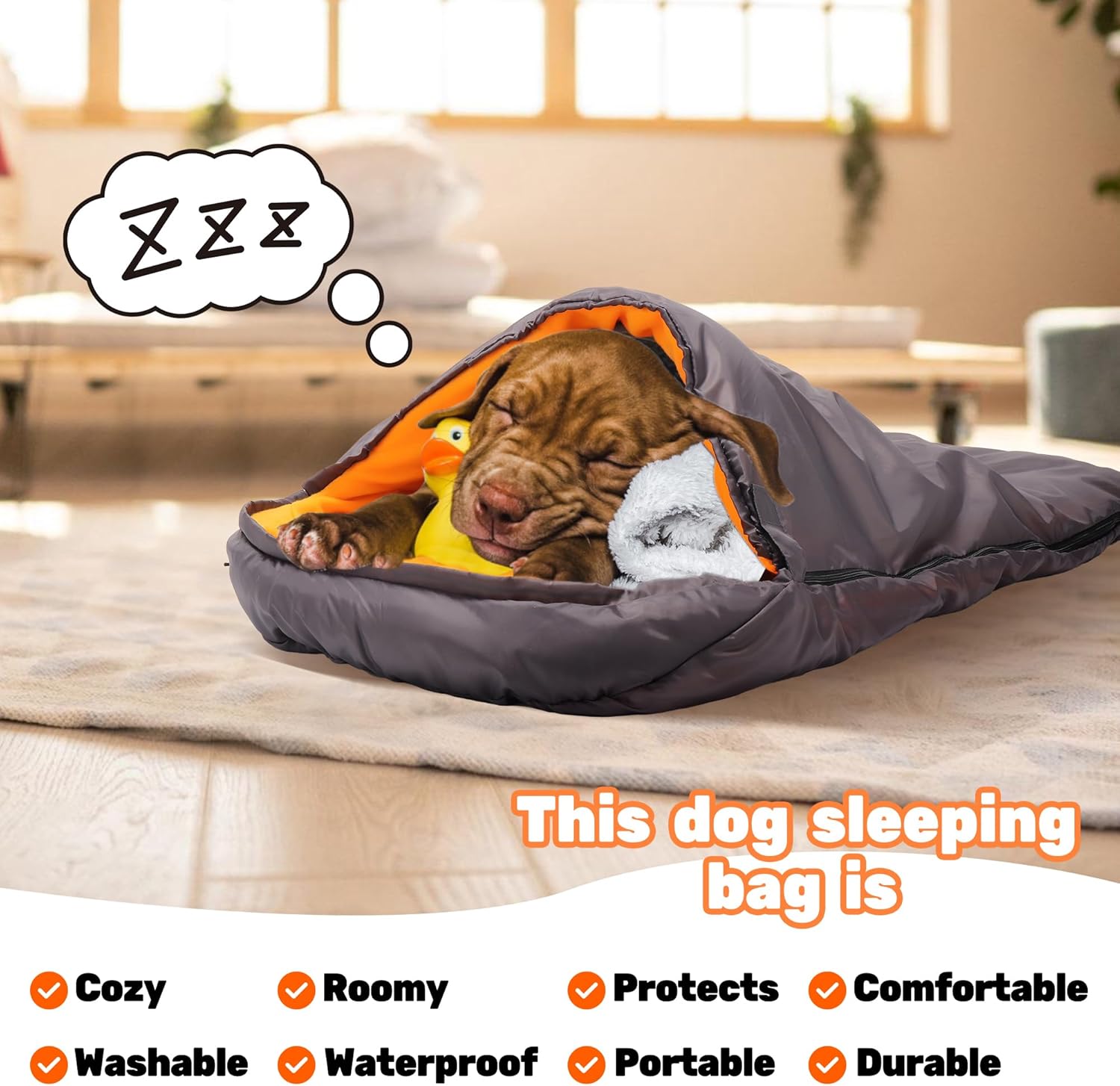 PawNest Packable Dog Sleeping Bag
