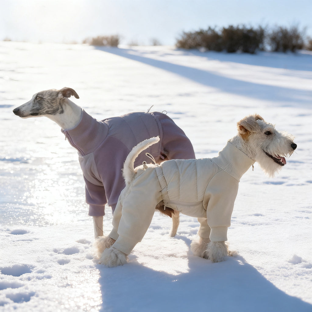 Full-Body Dog Puffer Suit