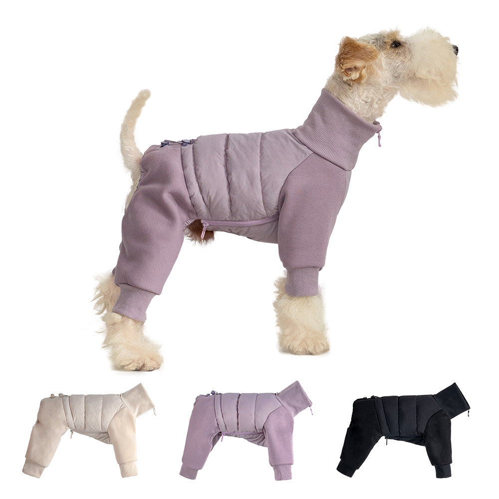 Full-Body Dog Puffer Suit