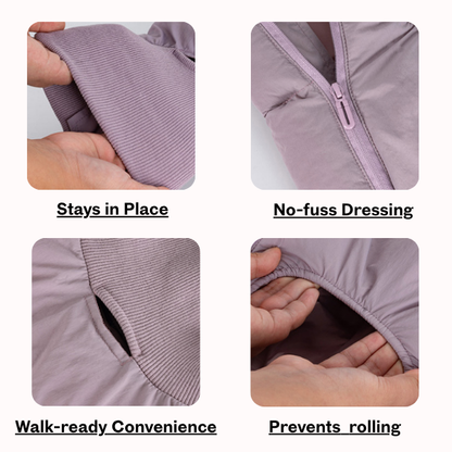 Full-Body Dog Puffer Suit