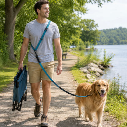 6-in-1  Multi-Function Elastic Dog Leash