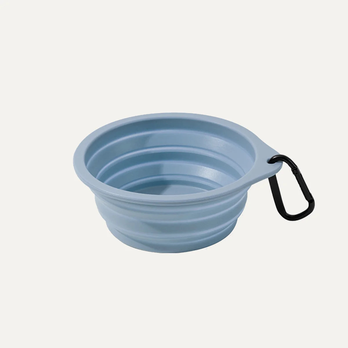 Carabiner Silicone Collapsible Dog Bowl