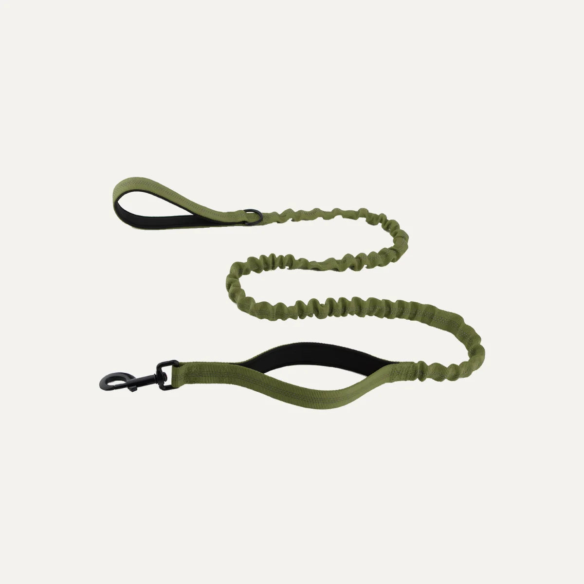 Elastic Tactical Dog Leash with Dual Handles