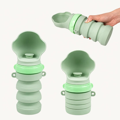 Large-Opening Silicone Dog Water Bottle