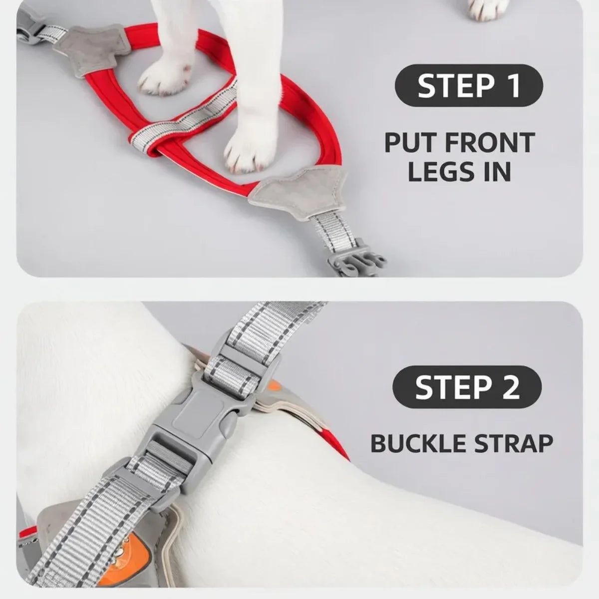 No-Pull Reflective Dog Harness