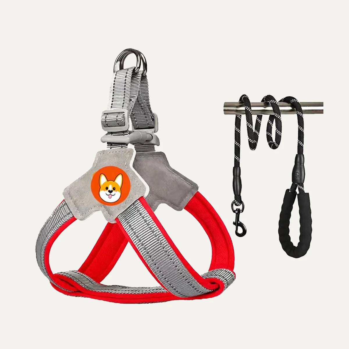 No-Pull Reflective Dog Harness