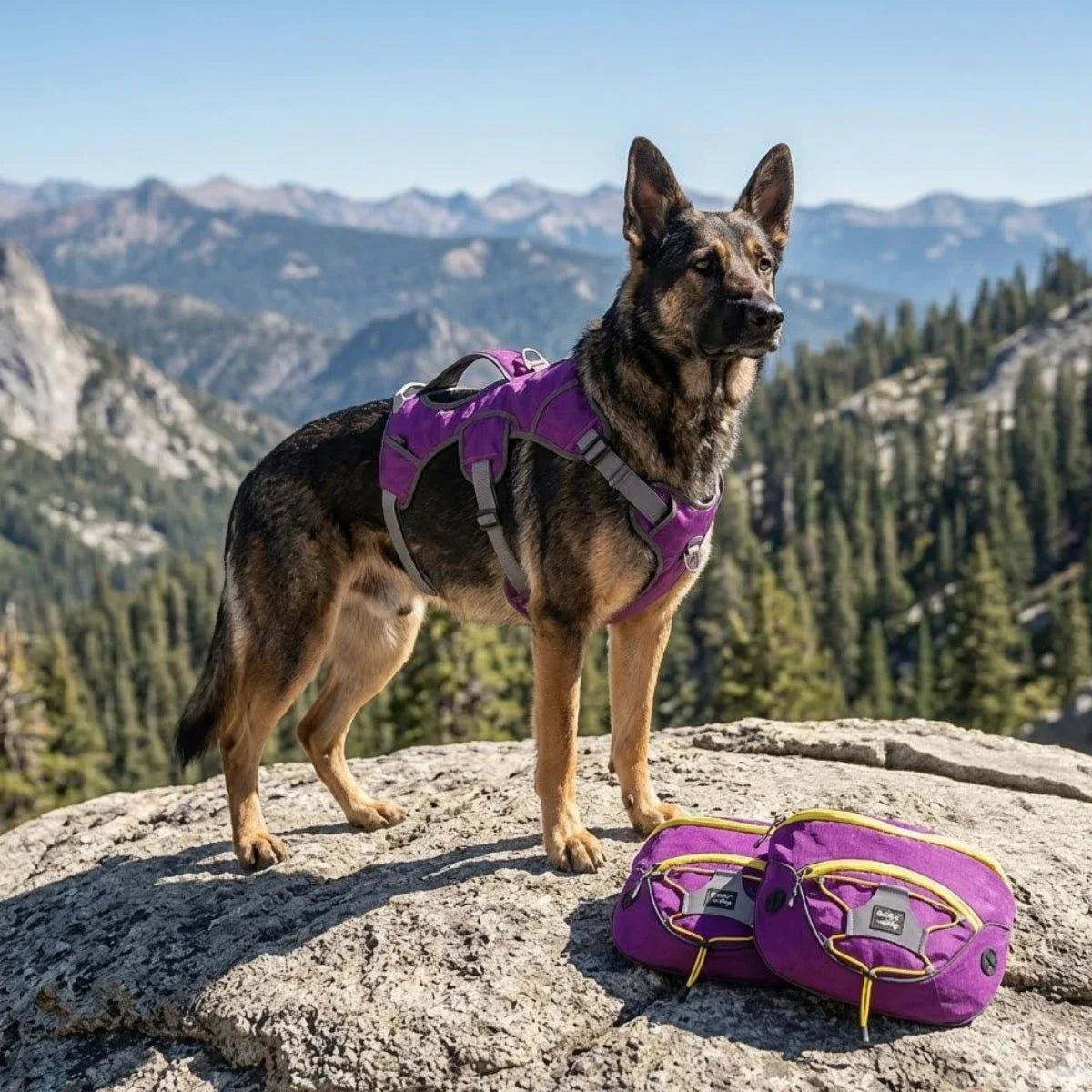 Removable Pockets Waterproof Dog Saddle Bag Backpack